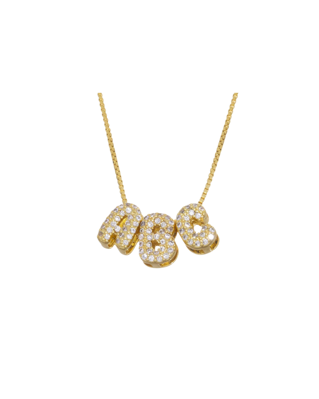 Letter Bubble Necklace