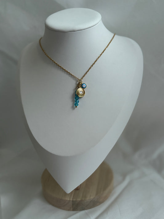 Sapphire Eye Necklace