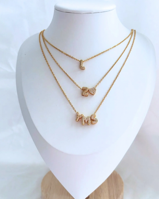 Letter Bubble Necklace