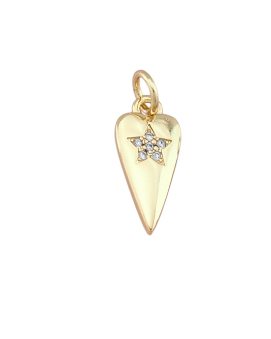 HeartStar Charm